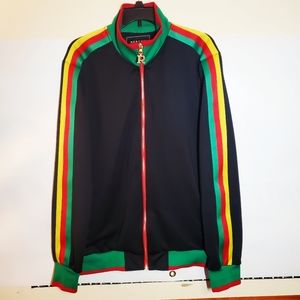 REASON Track Jacket with 'R' Zipper